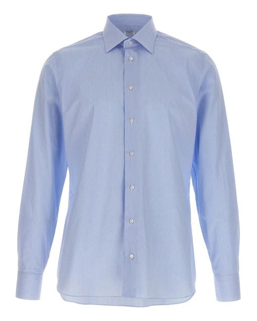Borriello Blue 'Spaccanapoli' Shirt for men