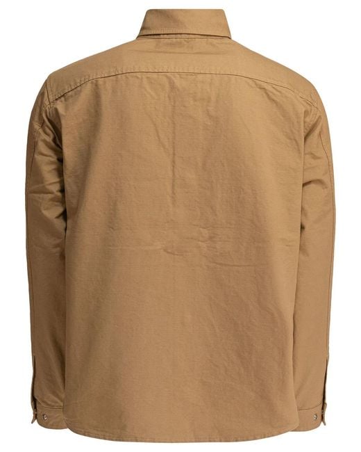 Manifattura Ceccarelli Brown Cotton Jacket for men
