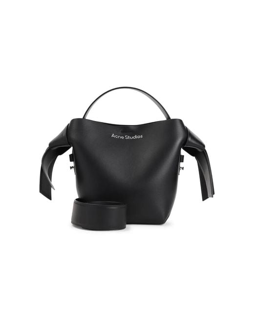 Acne Black Musubi Mini R Crossbody