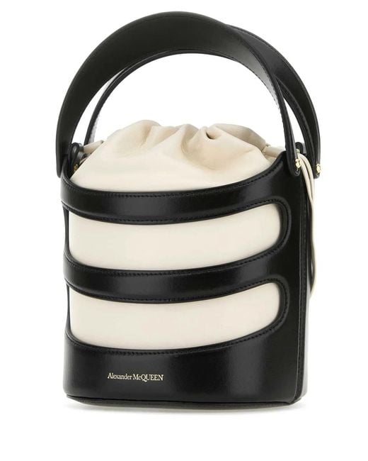 McQueen Black Shoulderbags