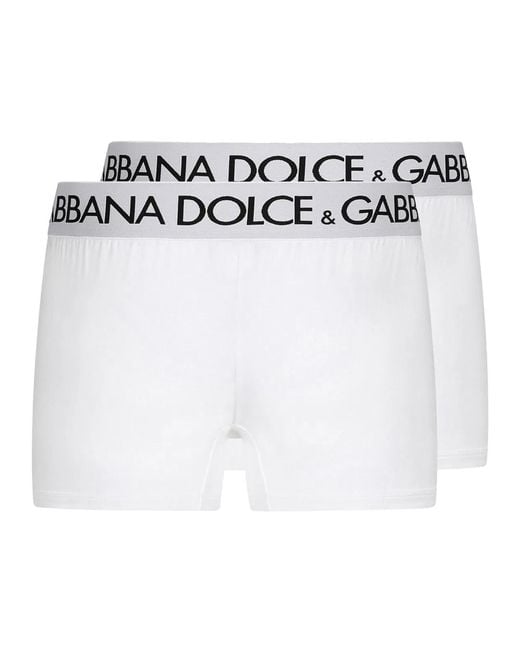 Dolce & Gabbana White Dolce & Gabbana Cotton Boxer for men