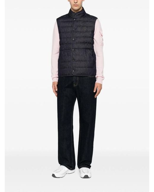 Moncler Blue Liorane Gilet for men