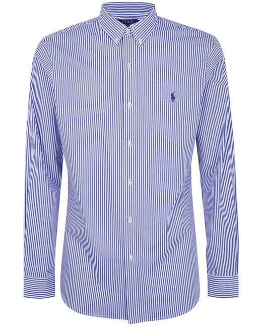 Polo Ralph Lauren Blue Long Sleeve Sport Shirt for men