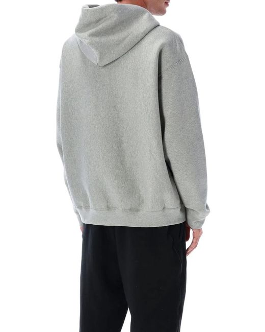 Nike Gray Solo Swoosh Full-Zip Hoodie for men