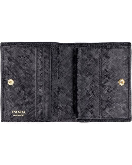 Prada Black Leather Wallet