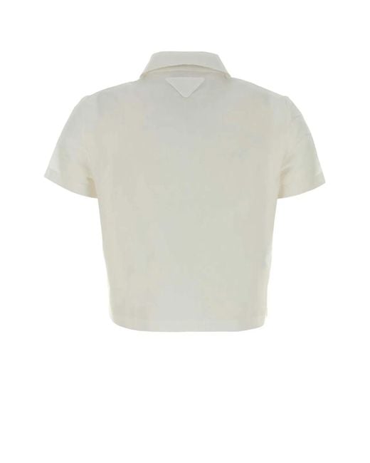 Prada White Camicia