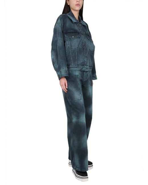 Stella McCartney Blue Tie Dye Jacket