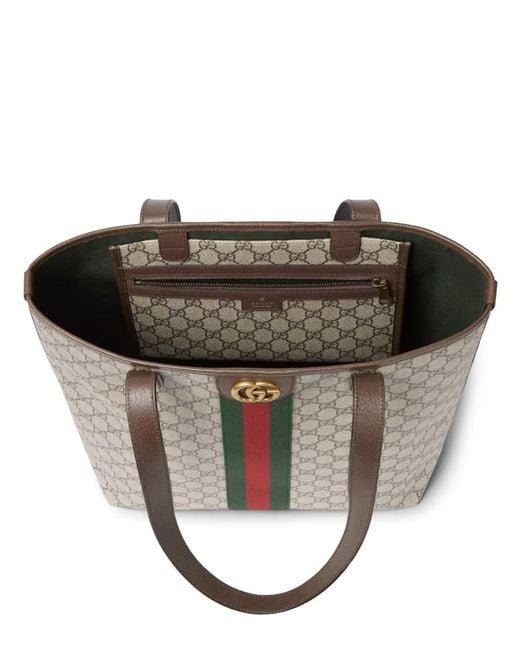 Gucci White Shopper Bag "Ophidia" for men