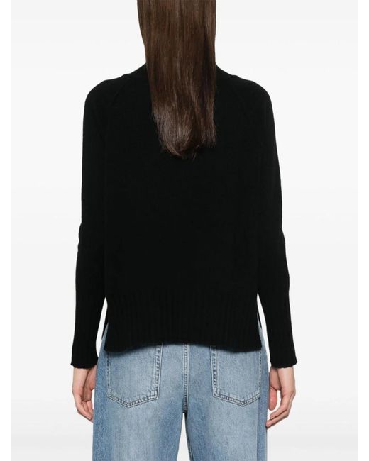 Be You Black Cashmere Turtle-Neck Sweater