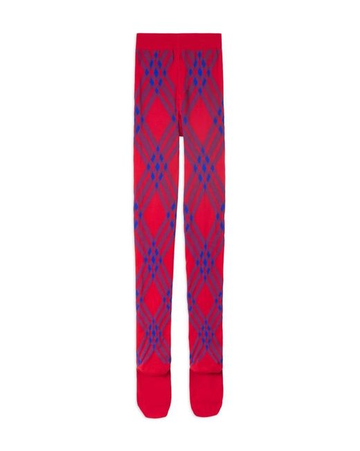 Burberry Red Tights
