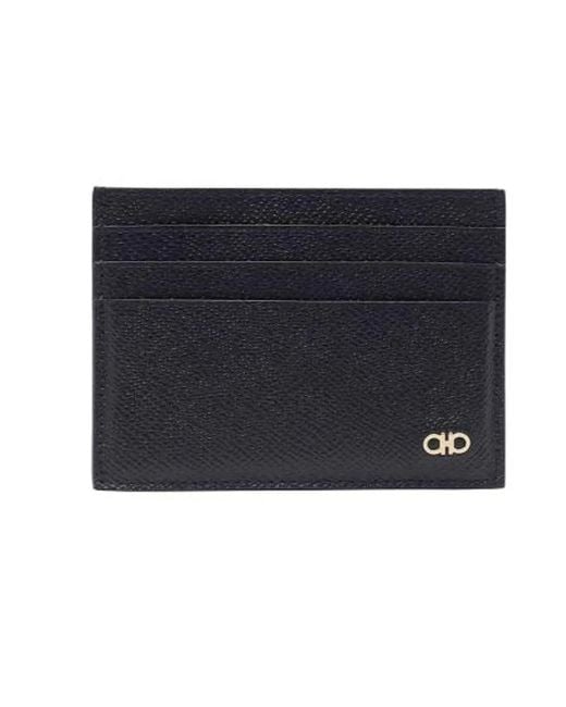 Ferragamo Black Leather Wallet for men