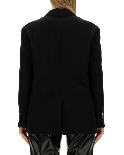 Moschino Black Single-Breasted Jacket