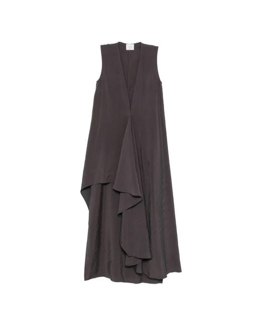 Alysi Gray Long Dress