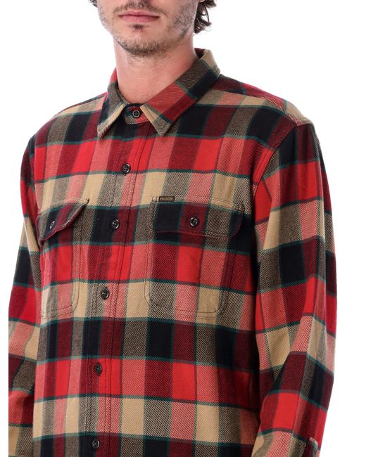 Filson Red Check Shirt for men