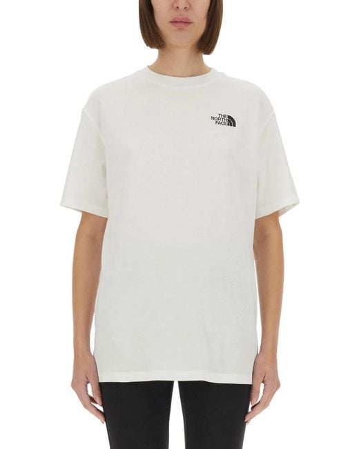 The North Face White "Simple Dome" Oversized T-Shirt