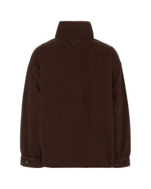 Prada Brown Gabardine Jacket