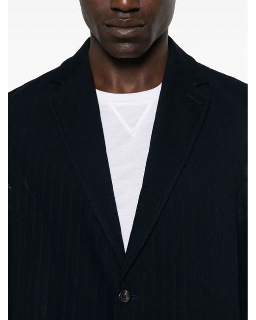 Circolo 1901 Blue Cotton Single-Breasted Jacket for men