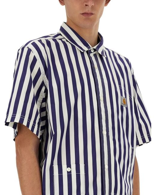 Junya Watanabe Blue X Carhartt Wip Shirt for men