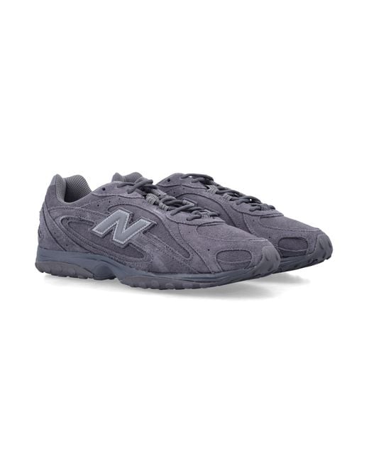 New Balance Blue 204L Dark Suede Sneakers