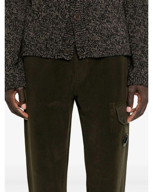 C P Company Black C.P.Company Ivy Cotton Pants for men