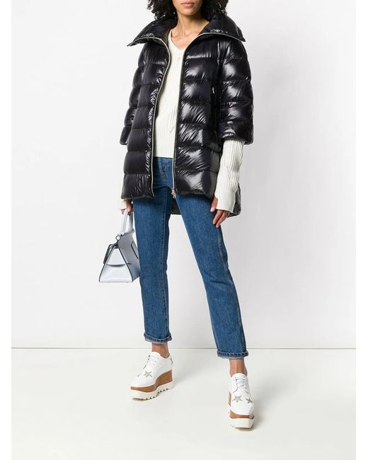 Herno Black Cleofe Midi Down Jacket