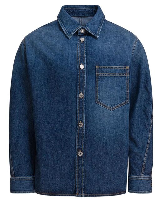 Givenchy Blue Denim Overshirt for men