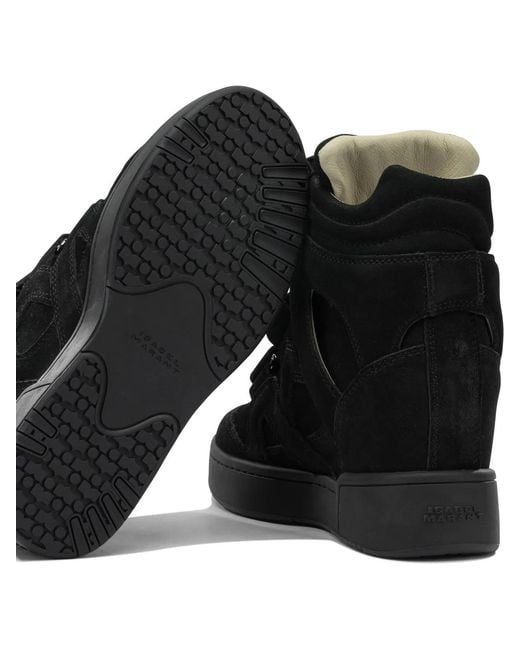 Isabel Marant Black "Im3" High Sneakers
