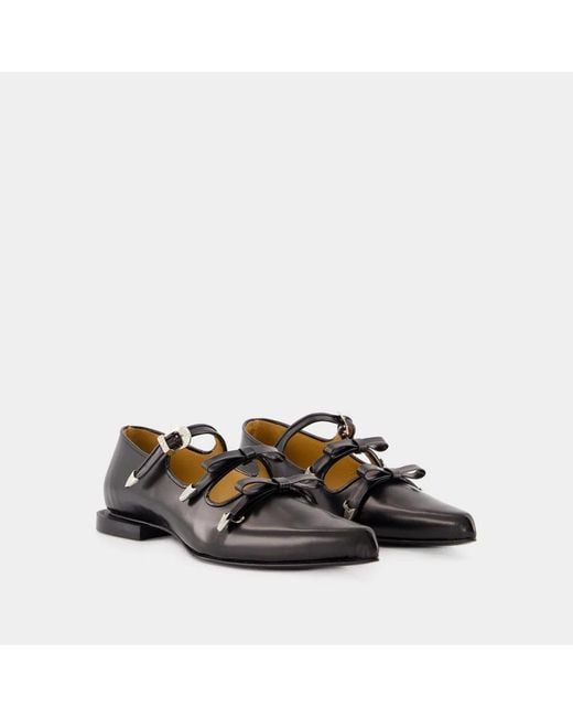 Toga Black Aj1344 Ballerinas