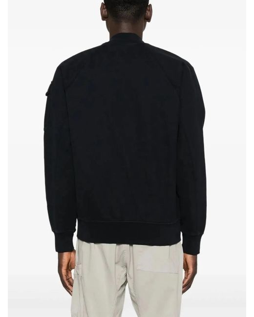 C P Company Black C.P.Company Lens-Pocket Bomber Jacket for men