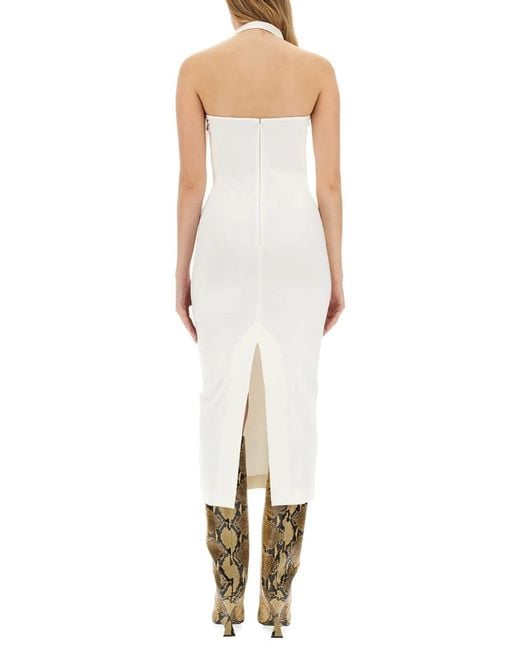 The Attico White Midi Dress