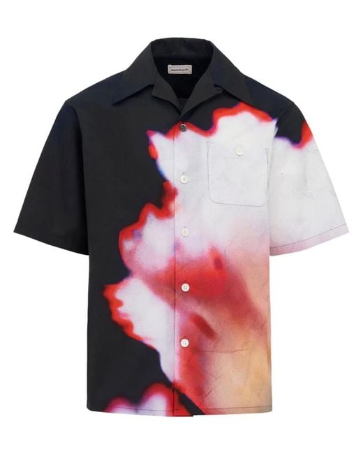 McQueen Multicolor Hawaiian Shirt for men