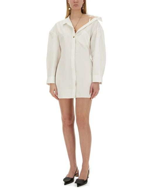 Jacquemus White Mini Dress