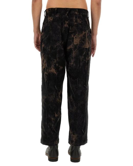 A.I.E. Black Ribbed Pants for men