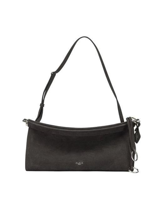 Alaïa Black Alaia "Le Click East West" Medium Shoulder Bag