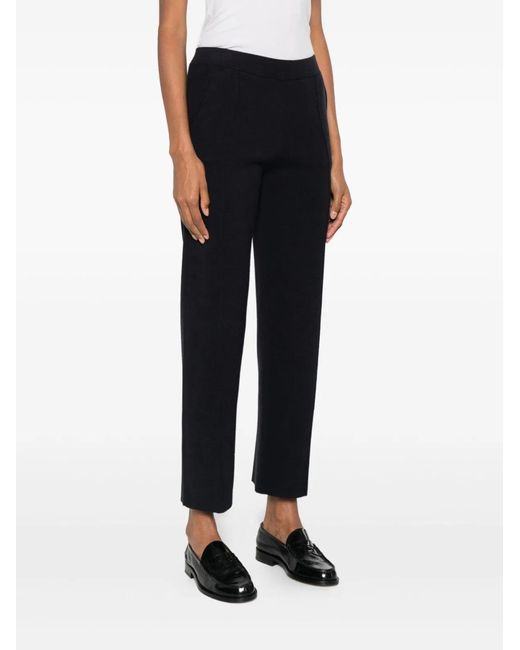 Max Mara Black Wool Blend Trousers