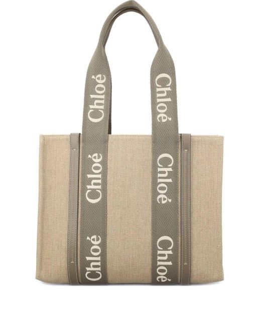 Chloé Natural Woody Medium Tote