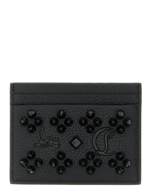Christian Louboutin Black 'Kios' Card Holder