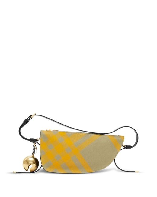 Burberry Metallic Shield Mini Shoulder Bag