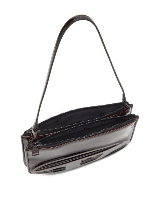 DIESEL Black "1Dr Twin" Shoulder Bag