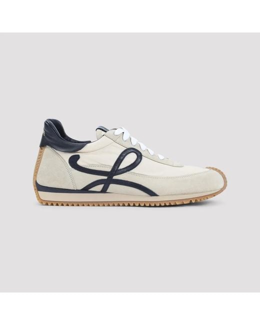 Loewe Blue Calf Leather Flow Runner 2.0 Sneakers for men