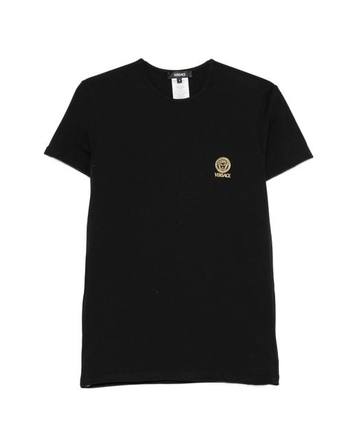 Versace Black T-Shirt Bi-Pack for men