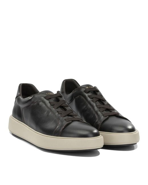 Officine Creative Black "Slouch 001" Low-Top Sneakers for men