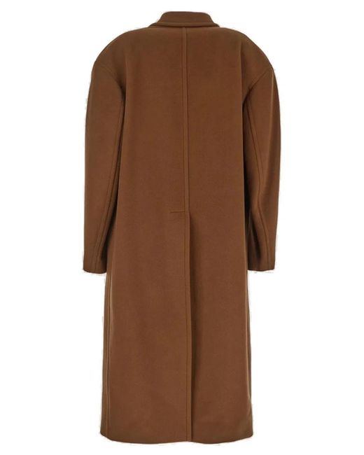 Gucci Brown Double-Breasted Coat for men