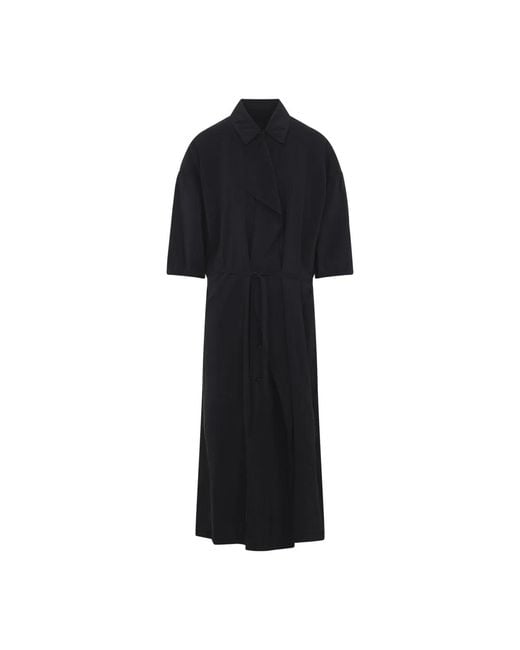 Lemaire Black Asymmetrical Dress