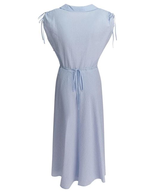 Ines De La Fressange Paris Blue Cotton Dress