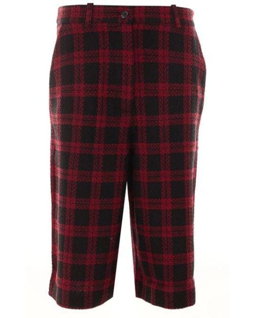 Pinko Red Polyester Shorts