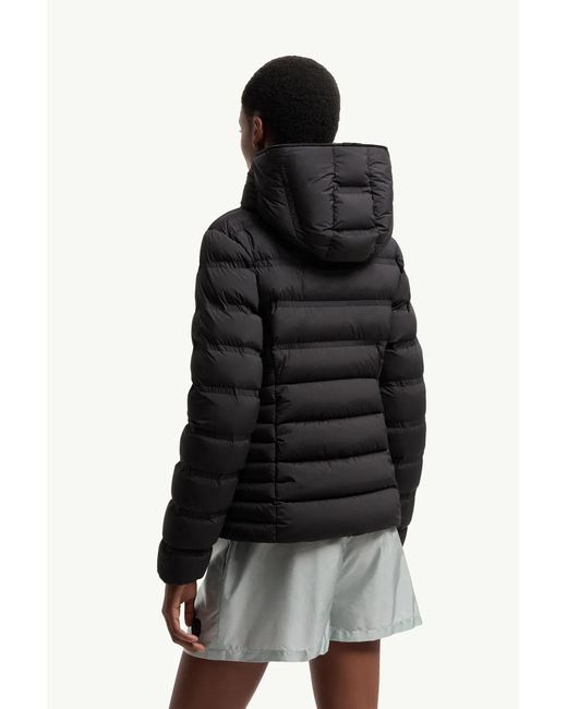 Moncler Black Alete Short Down Jacket With Hood