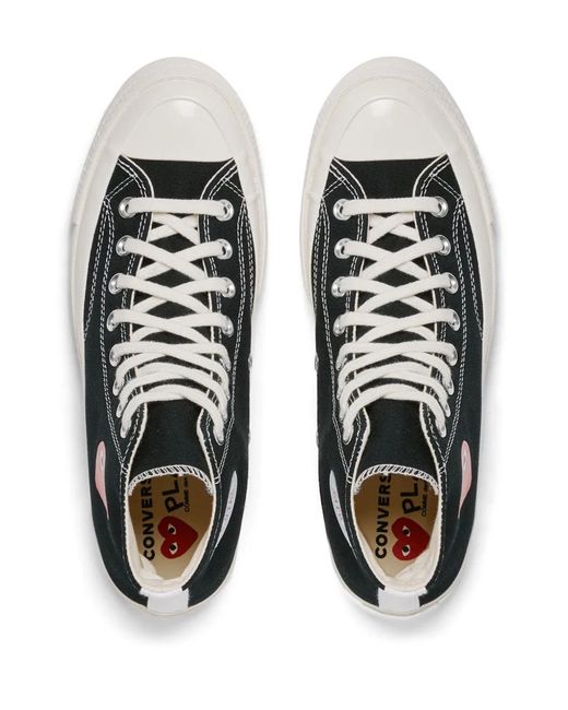 COMME DES GARÇONS PLAY Black Chuck Taylor Sneakers