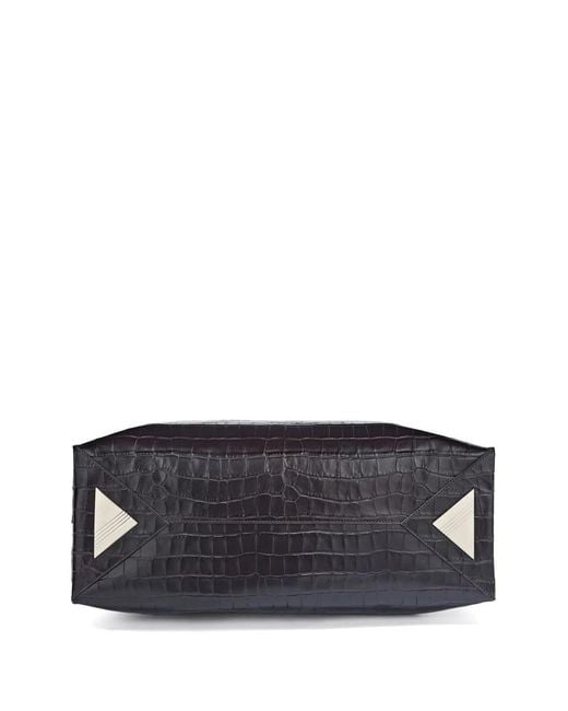 The Attico Black La Passeggiata Medium Tote Bag