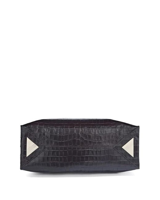 The Attico Black "La Passeggiata" Medium Top Handle Bag